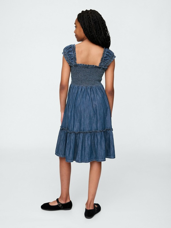 GAP Detské džínsové šaty GAP