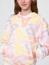 GAP Detská mikina s logom a fleece GAP
