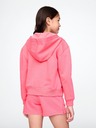 GAP Detská mikina s logom a fleece GAP