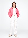 GAP Detská mikina s logom a fleece GAP