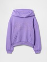 GAP Detská mikina s logom a fleece GAP