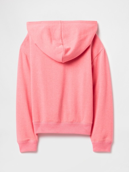 GAP Detská mikina s logom a fleece GAP