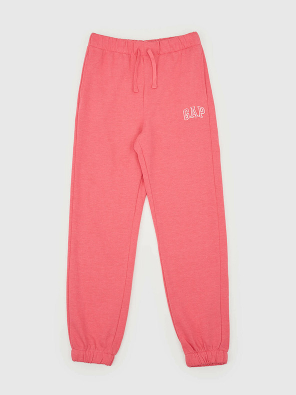 GAP Detské tepláky fleece logo army GAP