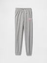 GAP Detské tepláky fleece logo army GAP