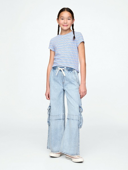 GAP Detské baggy cargo džínsy UltraSoft GAP