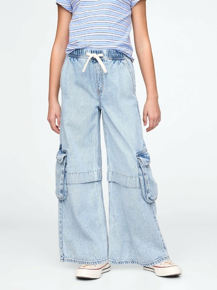 GAP Detské baggy cargo džínsy UltraSoft GAP