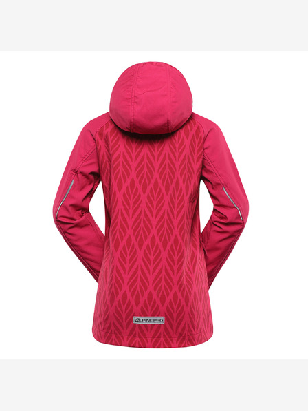 ALPINE PRO Detská softshellová bunda s membránou ALPINE PRO EZORO cabaret variant pb