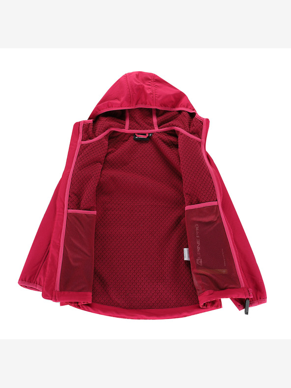 ALPINE PRO Detská softshellová bunda s membránou ALPINE PRO EZORO cabaret variant pb