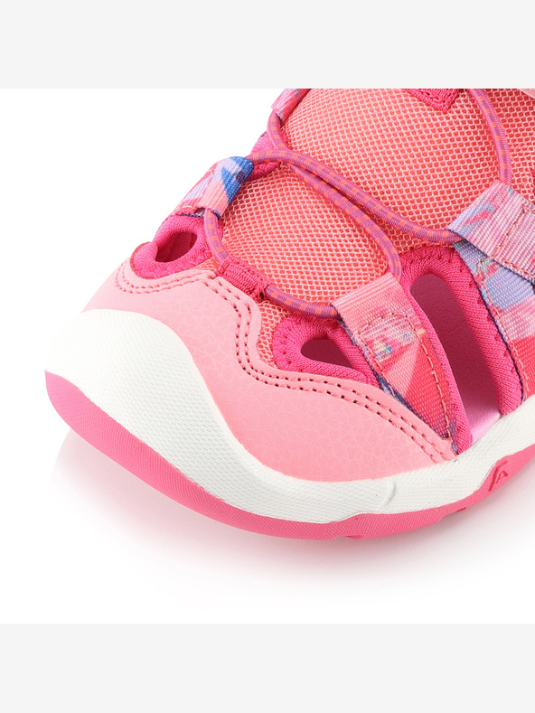 ALPINE PRO Detské vonkajšie sandále ALPINE PRO ZERTO malinové