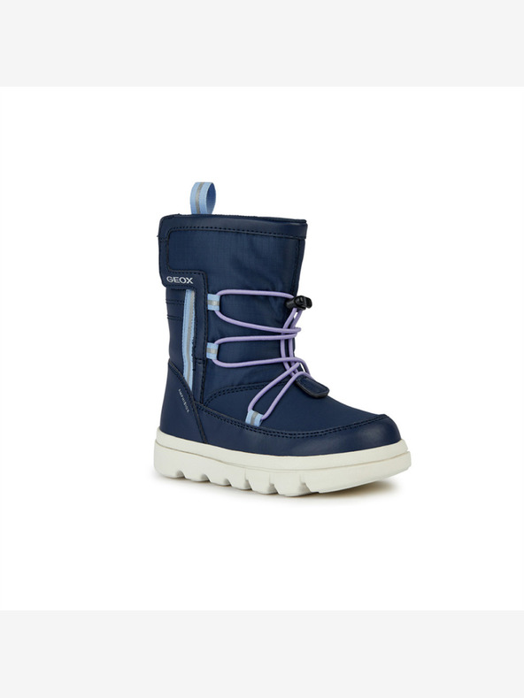 Geox Tmavomodré dievčenské členkové topánky Geox Willaboom Abx