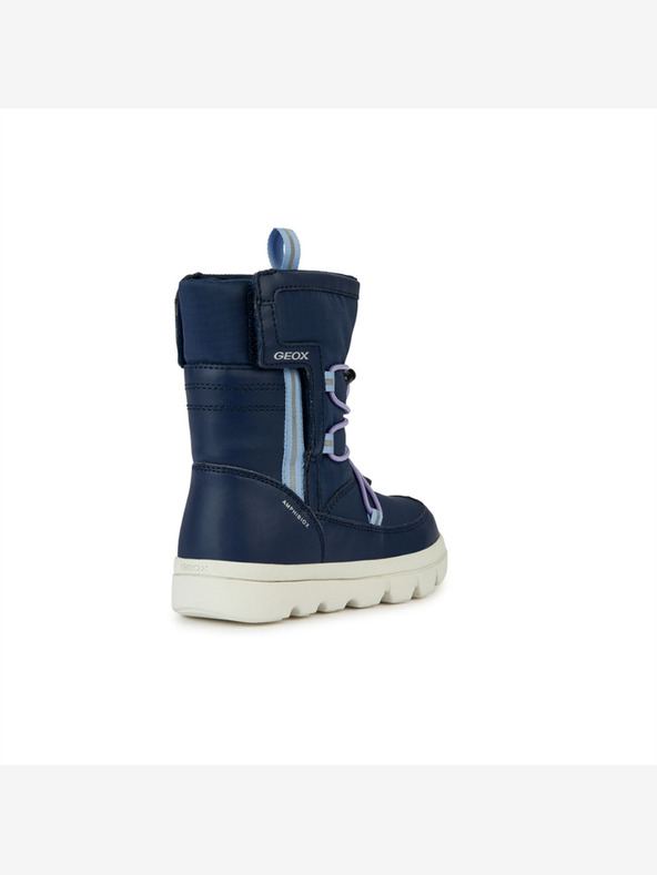 Geox Tmavomodré dievčenské členkové topánky Geox Willaboom Abx