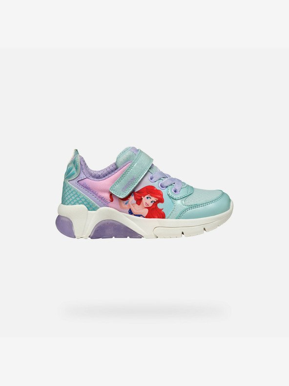 Geox Tyrkysové dievčenské tenisky Geox Fadinlight