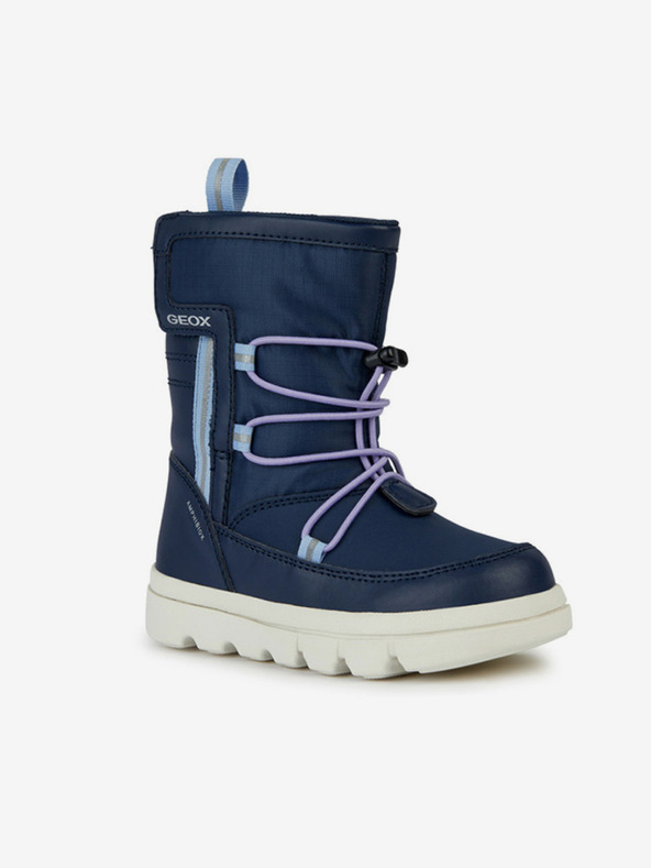 Geox Tmavomodré dievčenské členkové topánky Geox Willaboom Abx