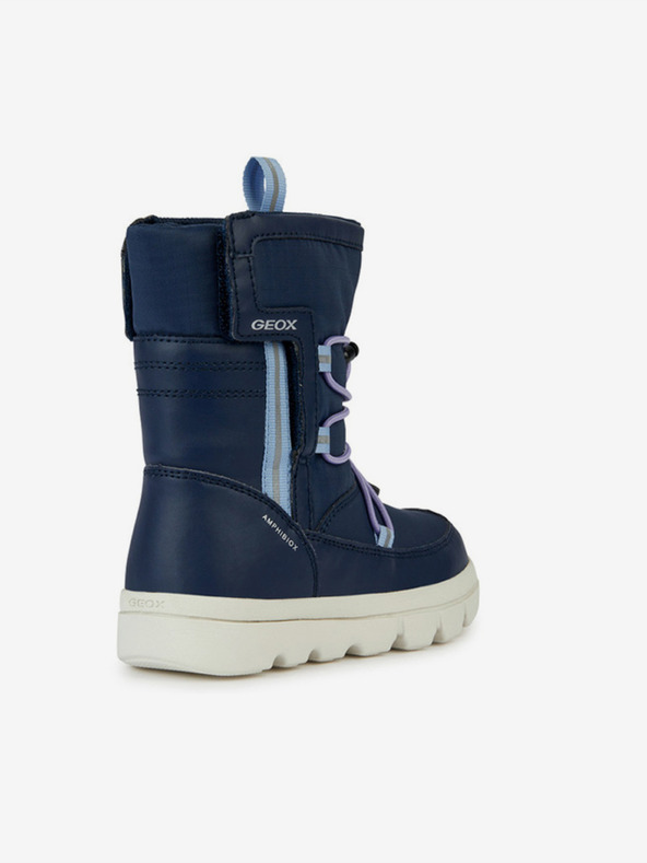 Geox Tmavomodré dievčenské členkové topánky Geox Willaboom Abx