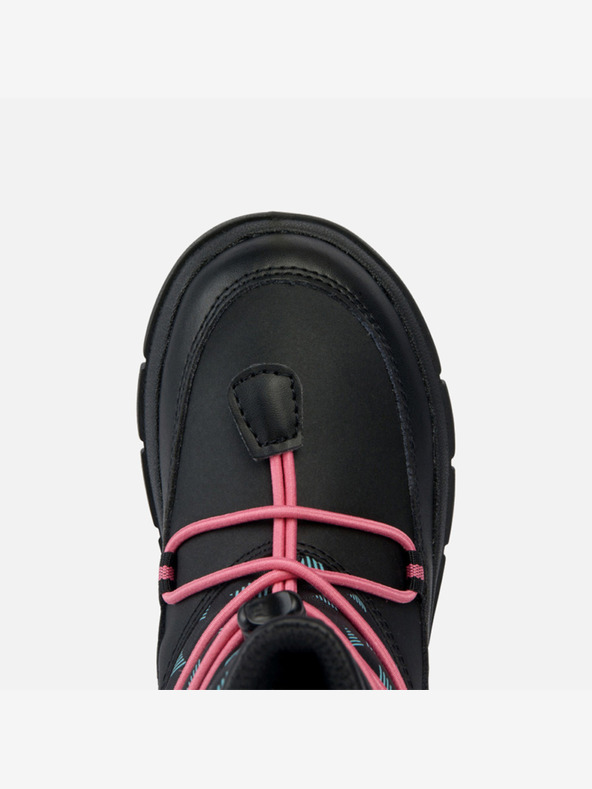 Geox Čierne dievčenské členkové topánky Geox Willaboom Abx