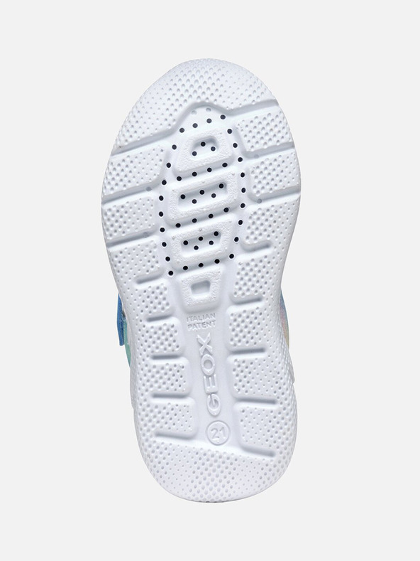 Geox Svetlomodré dievčenské tenisky Geox Sprintye