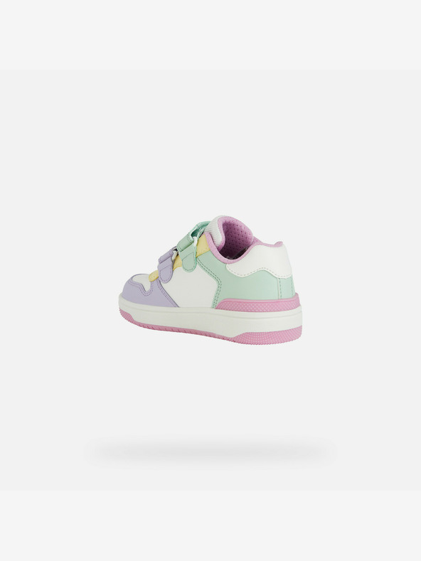 Geox Biele dievčenské tenisky Geox Washiba