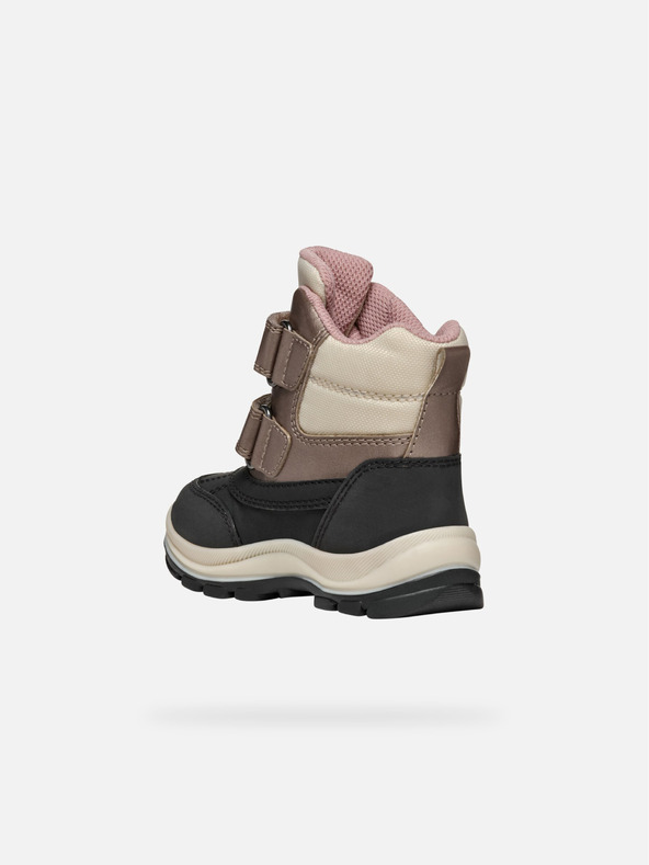 Geox Čierne dievčenské členkové topánky Geox Flanfil ABX