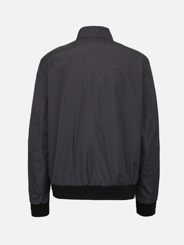 Geox Tmavošedá pánska bunda Geox Vincit