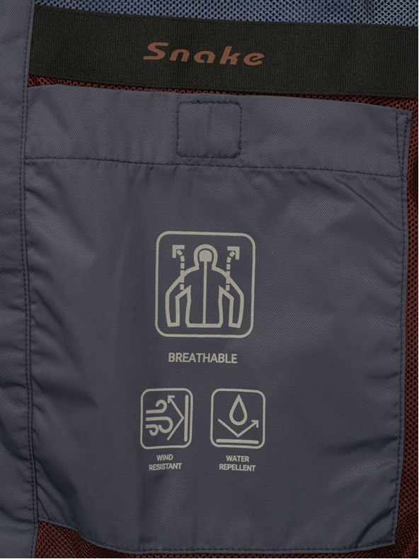 Geox Modrá pánska bunda Geox Snake