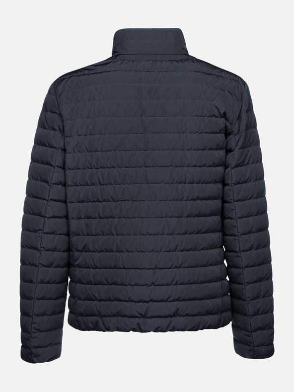 Geox Tmavomodrá pánska bunda Geox Warrens