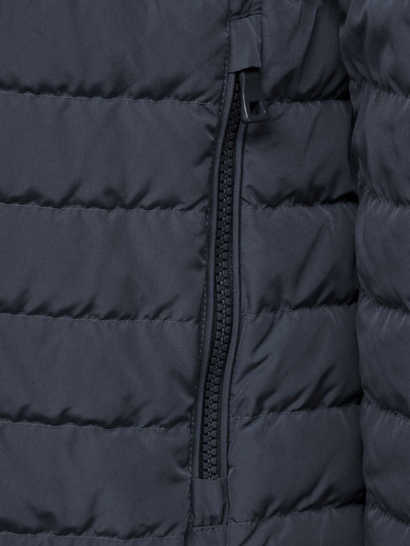 Geox Tmavomodrá pánska bunda Geox Warrens