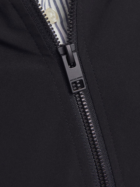Jack & Jones Čierna pánska bunda Jack & Jones Bomber