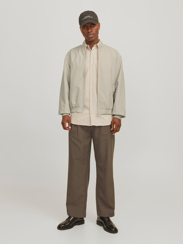 Jack & Jones Jack & Jones JJECHARGE Pánska bunda Bomber Beige