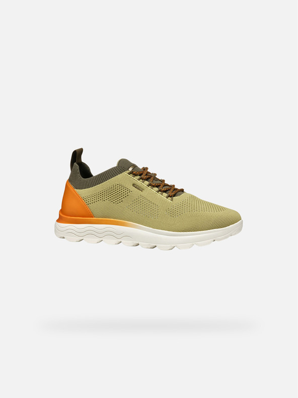 Geox Svetlozelené pánske tenisky Geox Spherica