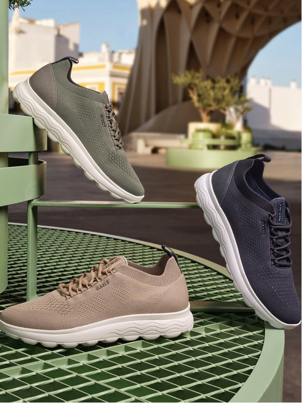 Geox Tmavomodré pánske tenisky Geox Spherica