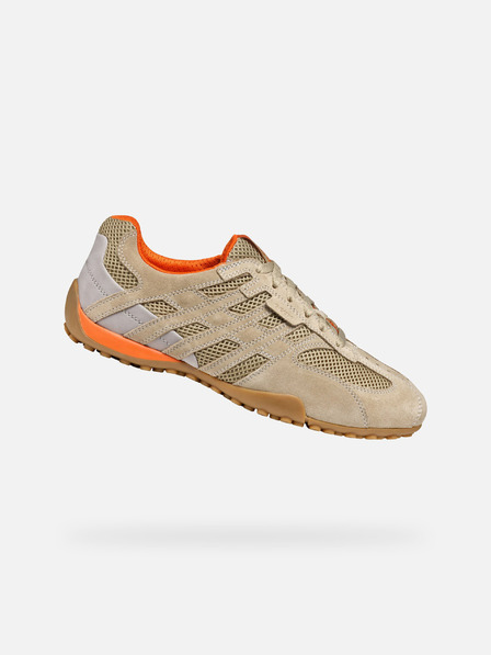 Geox Béžové pánske tenisky Geox Snake Original