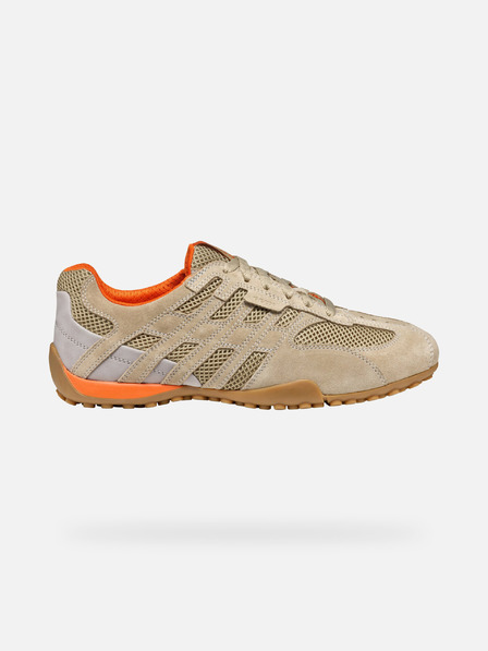 Geox Béžové pánske tenisky Geox Snake Original