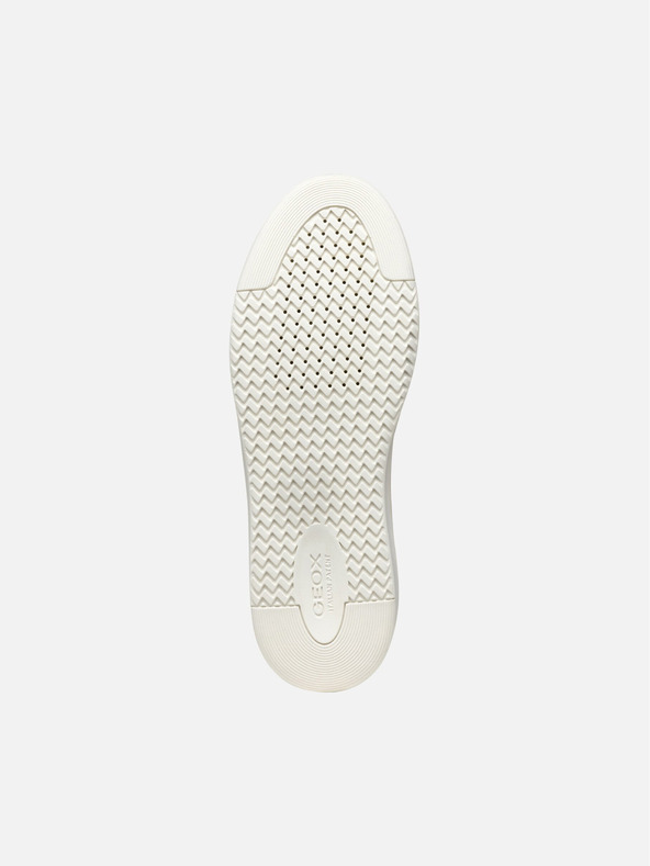 Geox Biele pánske tenisky Geox Zackerty