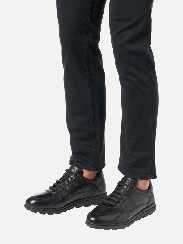 Geox Čierne pánske tenisky Geox Spherica EC12