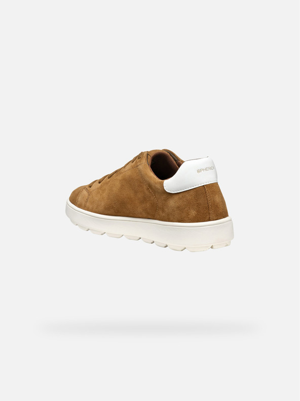 Geox Svetlohnedé pánske tenisky Geox Spherica ECUB-1