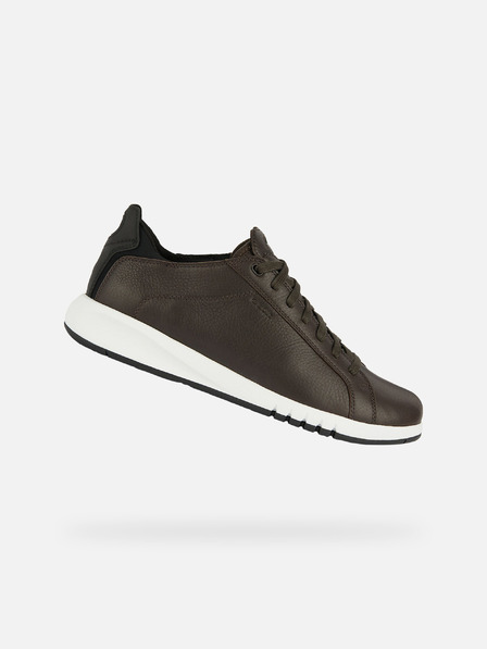 Geox Hnedé pánske tenisky Geox Aerantis