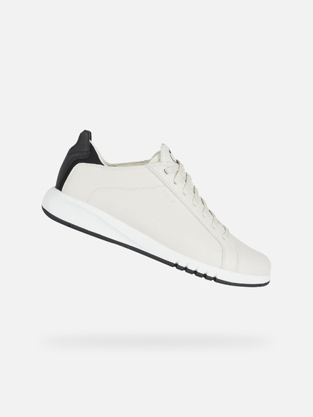 Geox Biele pánske tenisky Geox Aerantis