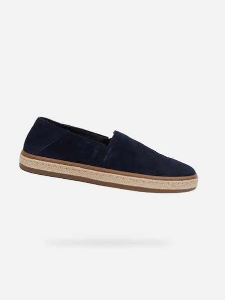 Geox Tmavomodré pánske slip on espadrilky Geox Pantelleria
