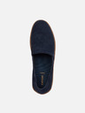 Geox Tmavomodré pánske slip on espadrilky Geox Pantelleria