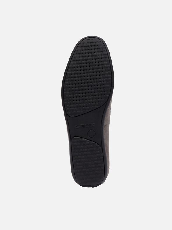 Geox Šedé pánske mokasíny Geox Ascanio