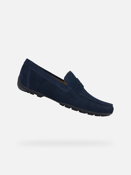 Geox Tmavomodré pánske mokasíny Geox Kosmopolis + Grip