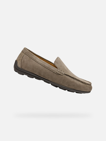 Geox Svetlošedé pánske mokasíny Geox Spherica EC16
