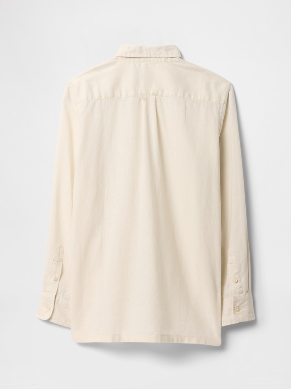 GAP Detská ľanová košeľa GAP