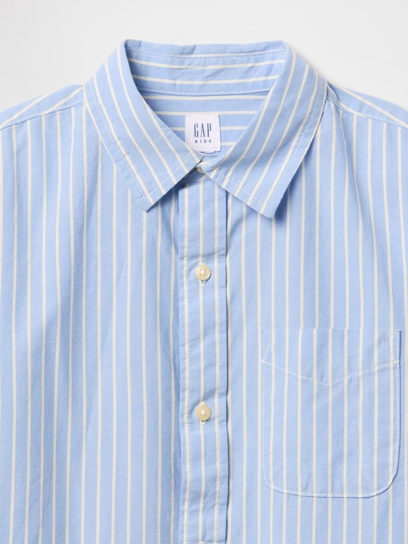 GAP Detská popelínová košeľa GAP