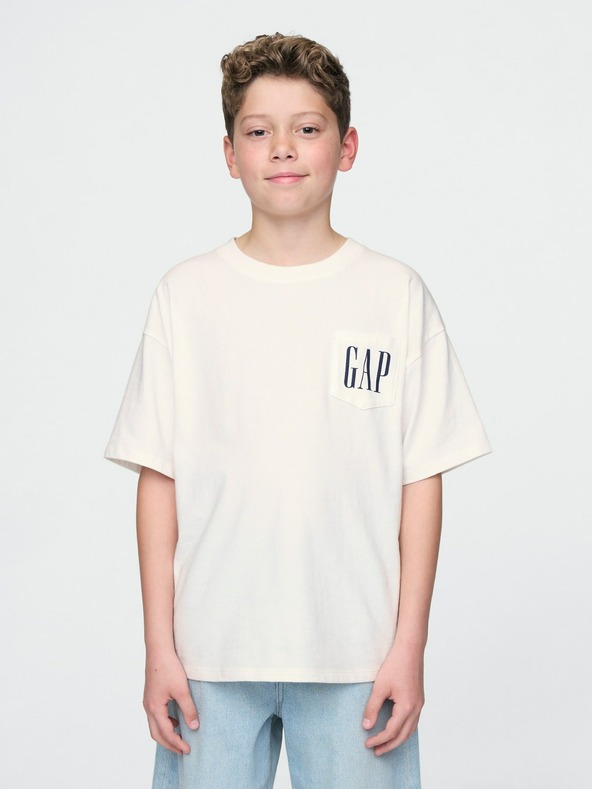GAP Detské tričko s logom Pocket GAP
