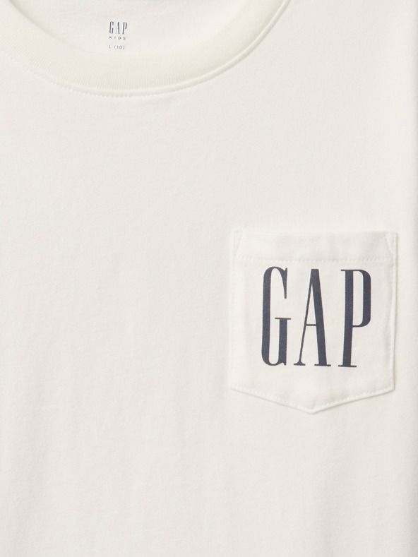 GAP Detské tričko s logom Pocket GAP