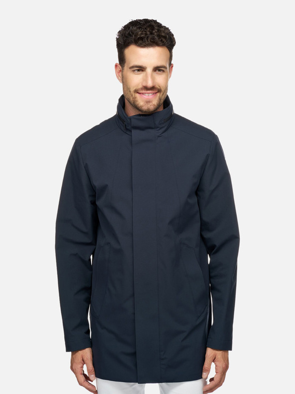 Geox Tmavomodrá pánska bunda Geox Spherica