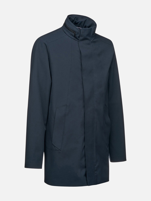 Geox Tmavomodrá pánska bunda Geox Spherica