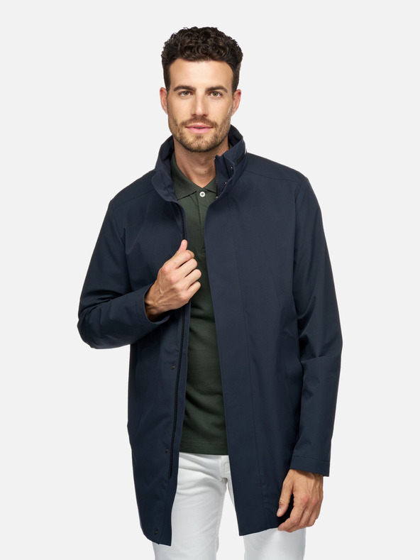 Geox Tmavomodrá pánska bunda Geox Spherica