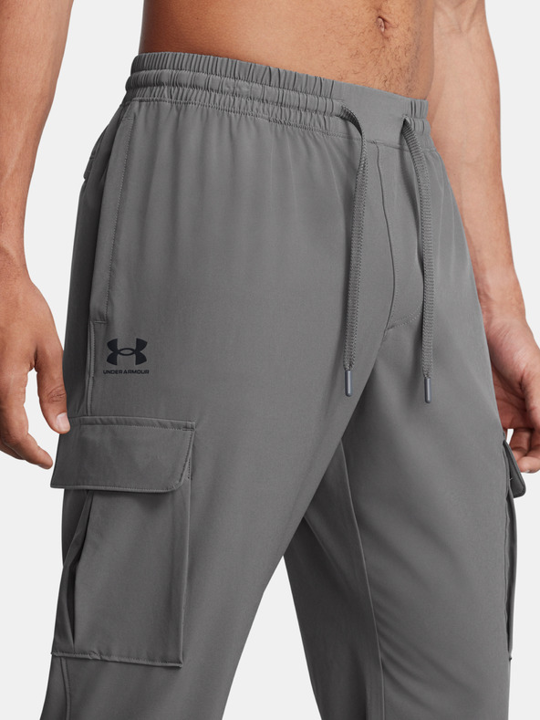 Under Armour Pánske športové nohavice Under Armour UA Vibe Woven Cargo Pants-GRY